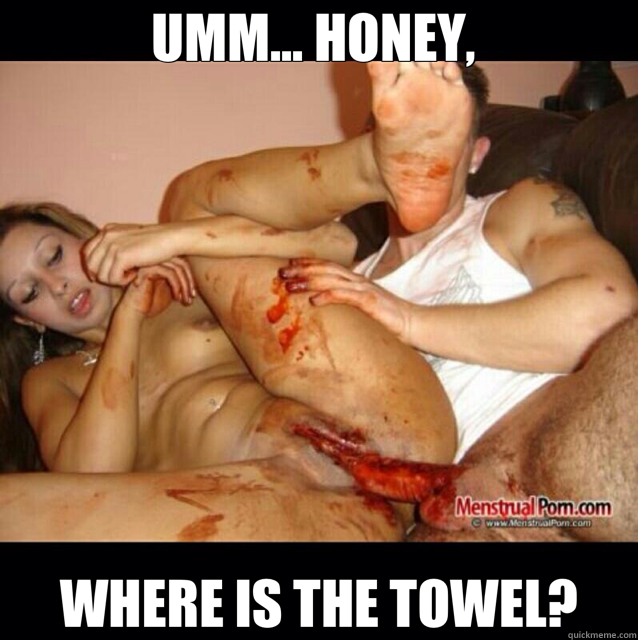 UMM... HONEY,  WHERE IS THE TOWEL? - UMM... HONEY,  WHERE IS THE TOWEL?  Nasty Nudes
