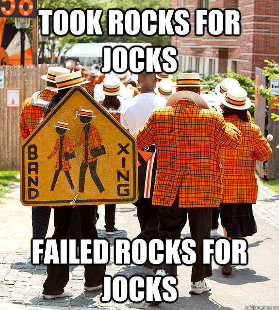 took rocks for jocks failed rocks for jocks  Princeton Problems