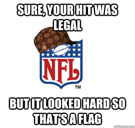 Sure, your hit was legal but it looked hard so that's a flag  