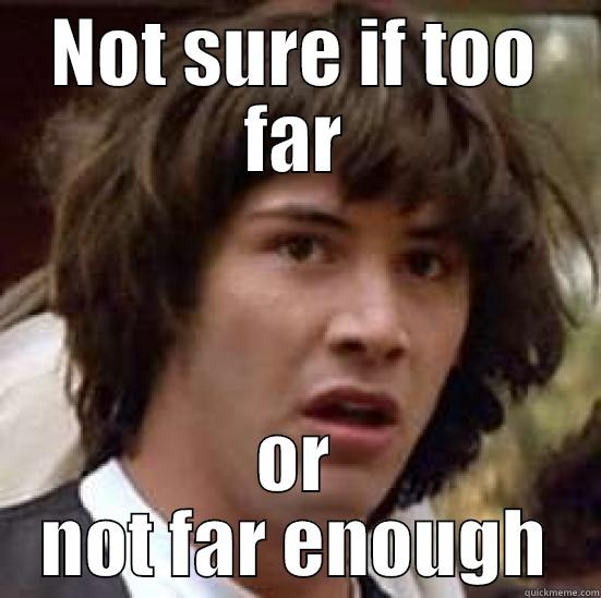 NOT SURE IF TOO FAR OR NOT FAR ENOUGH conspiracy keanu