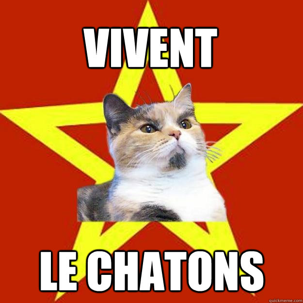 Vivent  Le Chatons   Lenin Cat