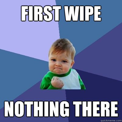 first wipe nothing there - first wipe nothing there  Success Kid
