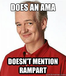 Does an AMA doesn't mention rampart  