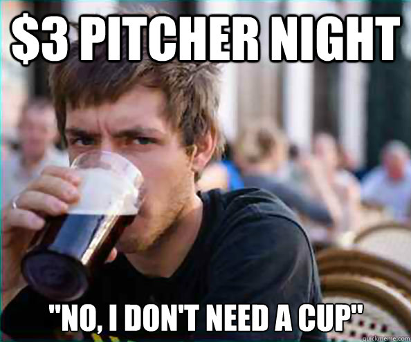 $3 Pitcher night 