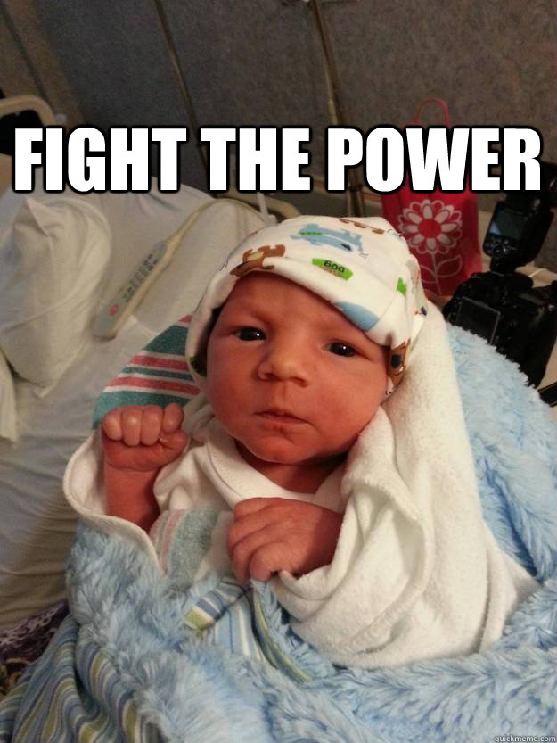 Fight the power  - Fight the power   Anti-fascist baby