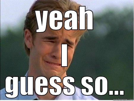 YEAH I GUESS SO... 1990s Problems