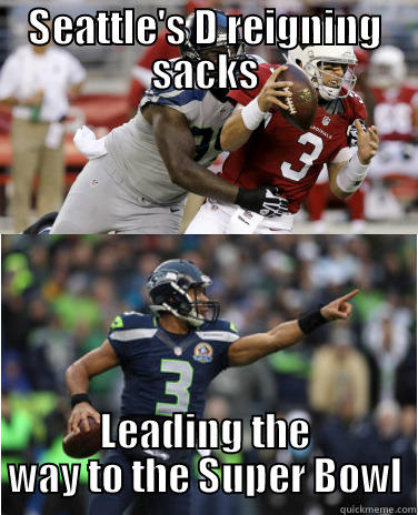 SEATTLE'S D REIGNING SACKS LEADING THE WAY TO THE SUPER BOWL Misc