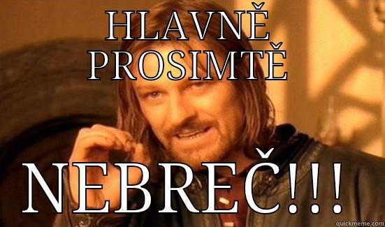 HLAVNĚ PROSIMTĚ NEBREČ!!! Boromir