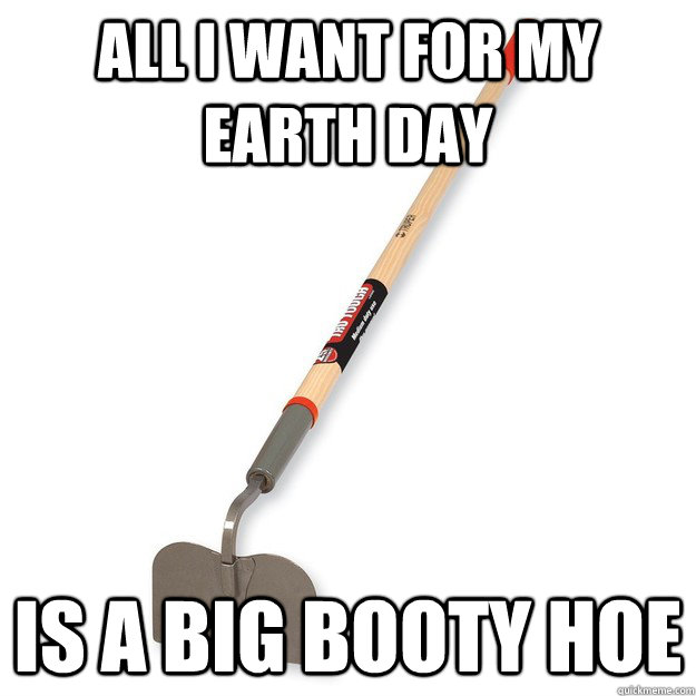All i want for my earth day is a big booty hoe  Happy Earth Day