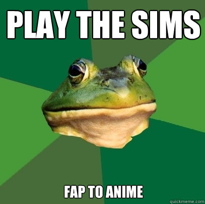 Play the sims FAP to Anime  Foul Bachelor Frog