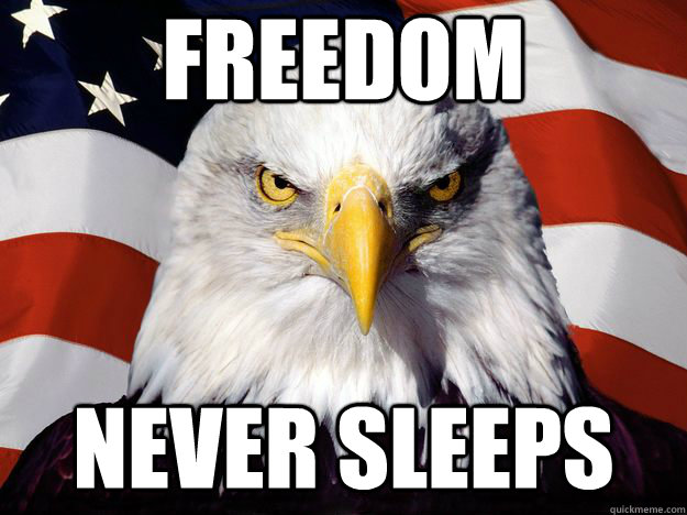 Freedom Never sleeps - Freedom Never sleeps  Freedom Eagle