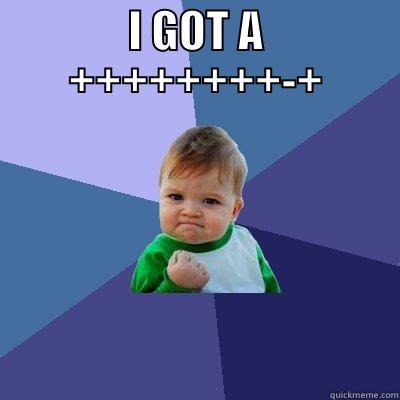 I GOT A ++++++++-+  Success Kid