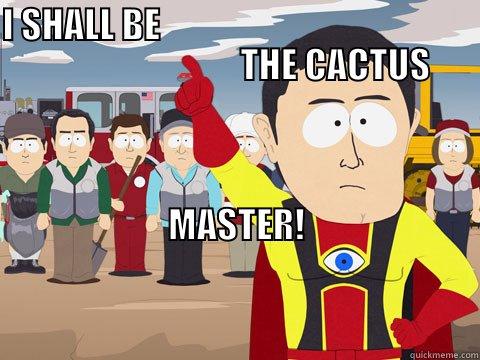 I SHALL BE                                                                               THE CACTUS                                                                                                                                                              Captain Hindsight