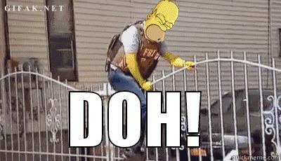I'm on the fence about it -  DOH! Misc