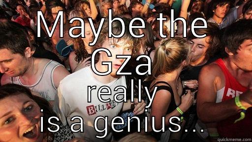 MAYBE THE GZA REALLY IS A GENIUS... Sudden Clarity Clarence