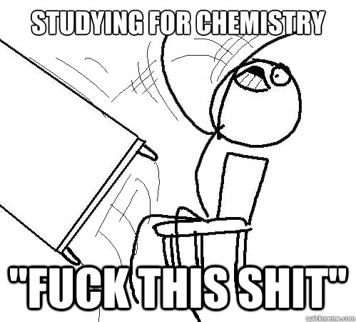 Studying for chemistry 
