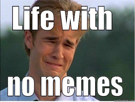 LIFE WITH  NO MEMES 1990s Problems