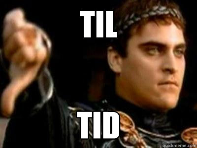 TIL TID  Downvoting Roman