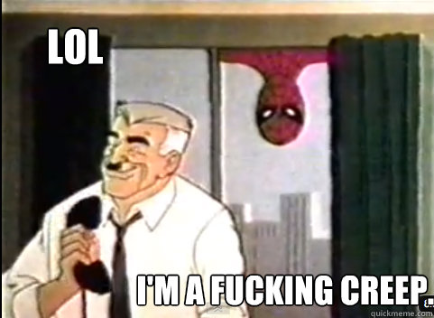 LOL I'm a fucking creep.  60s Spiderman