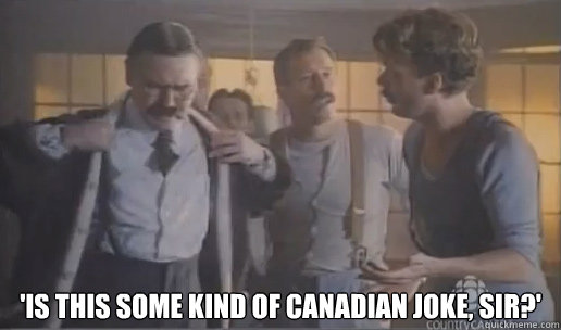  'Is this some kind of Canadian joke, Sir?'  Canadian Heritage Minute Basketball