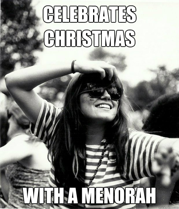 Celebrates Christmas With A Menorah  Georgetown Hipster
