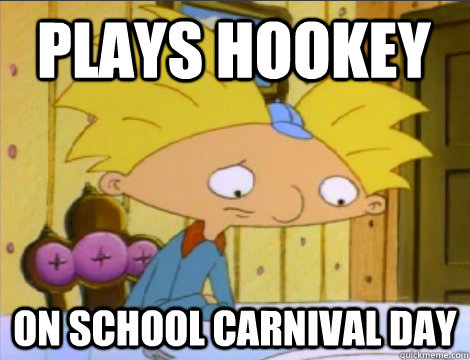 plays hookey on school carnival day  Hey Arnold Problems