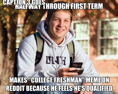 Halfway through first term Makes 