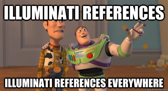 illuminati references illuminati references everywhere  Toy Story Everywhere
