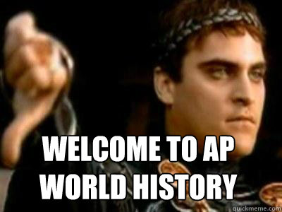  welcome to ap world history  Downvoting Roman