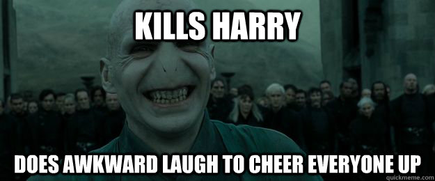 Kills Harry does awkward laugh to cheer everyone up  