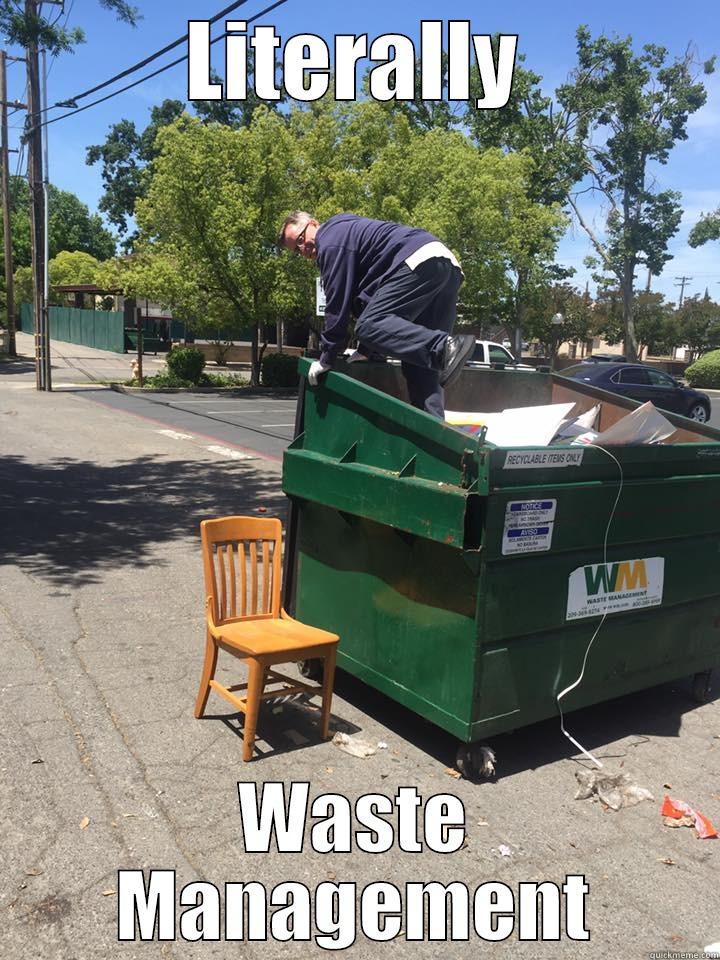 Lodi Library - LITERALLY WASTE MANAGEMENT Misc