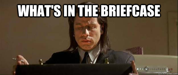 What's in the briefcase    vincent and the briefcase