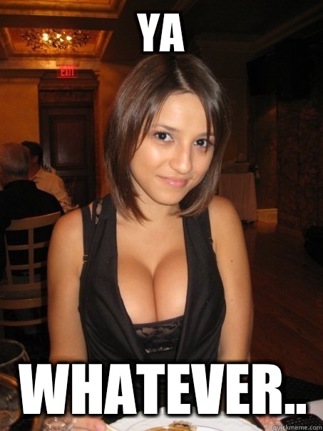 Ya Whatever.. - Ya Whatever..  Eye contact