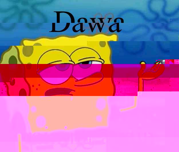 Dawa It's raining again  Tough Spongebob