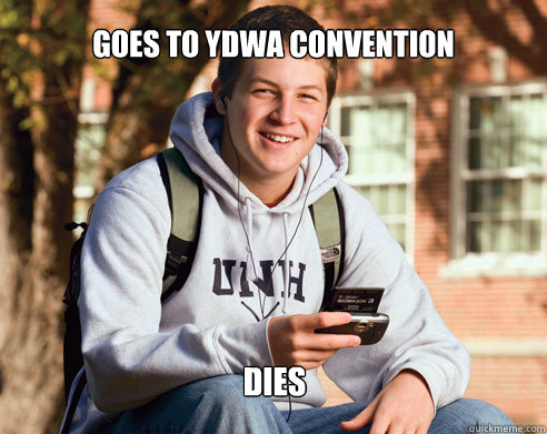 Goes to YDWA Convention Dies  College Freshman
