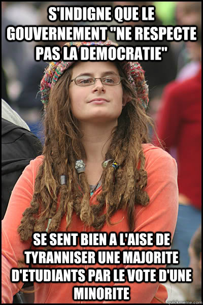 S'indigne que le gouvernement 
