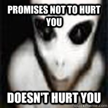 promises not to hurt you doesn't hurt you  