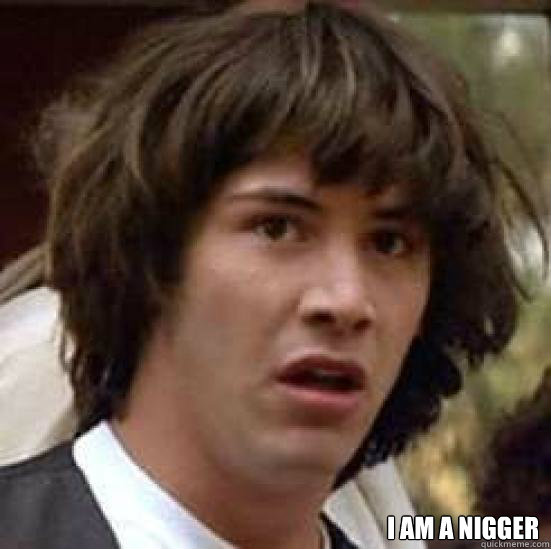  I am a nigger  conspiracy keanu