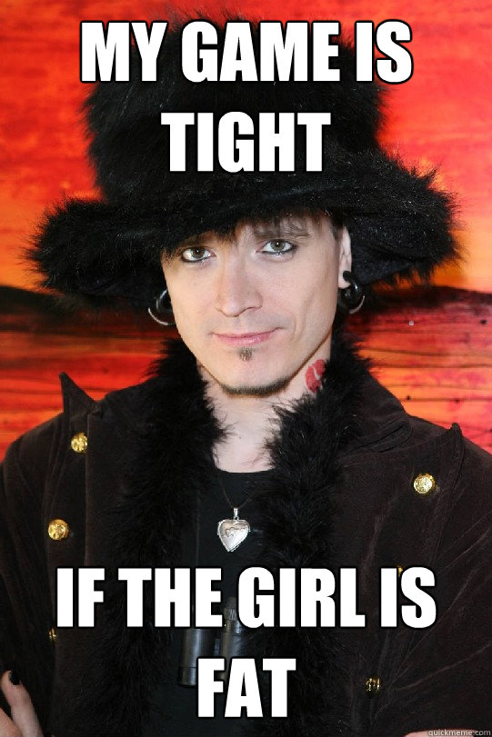 My Game is tight If the girl is fat  Lolgame