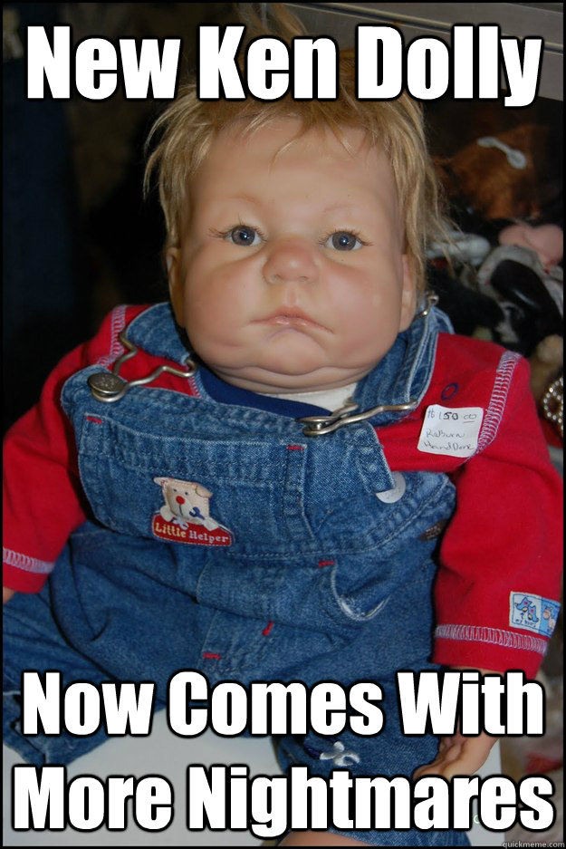 New Ken Dolly Now Comes With More Nightmares  Ugly Baby