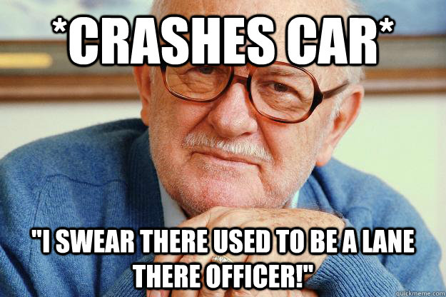 *crashes car* 