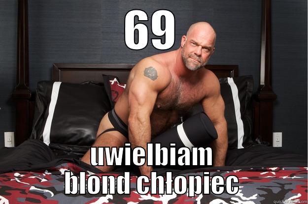 69 UWIELBIAM BLOND CHŁOPIEC Gorilla Man