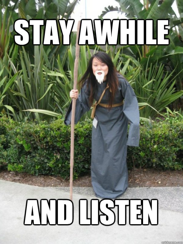 Stay awhile And listen - Stay awhile And listen  Asian Deckard Cain