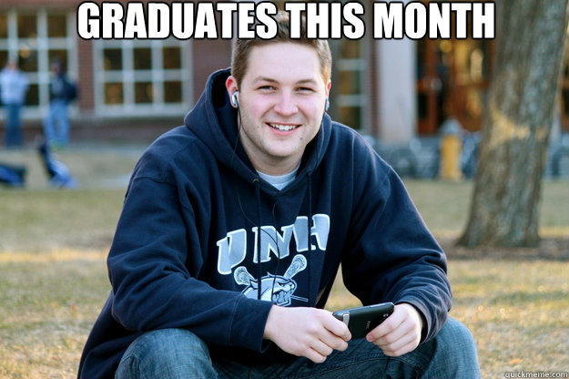 graduates this month   Mature College Senior