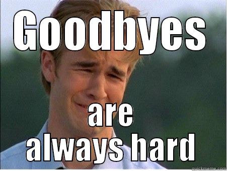 GOODBYES ARE ALWAYS HARD 1990s Problems