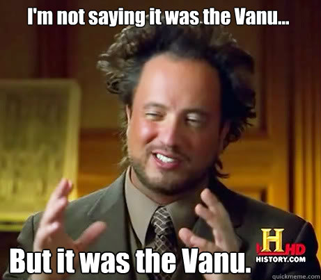 I'm not saying it was the Vanu... But it was the Vanu.  Ancient Alien Guy