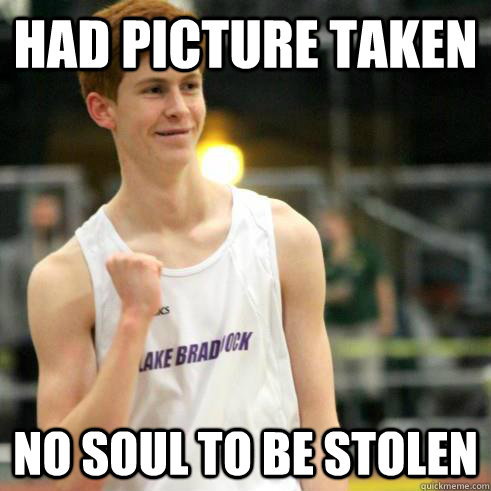 Had picture taken No soul to be stolen  Success Ginger