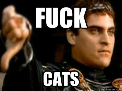 Fuck Cats  Downvoting Roman
