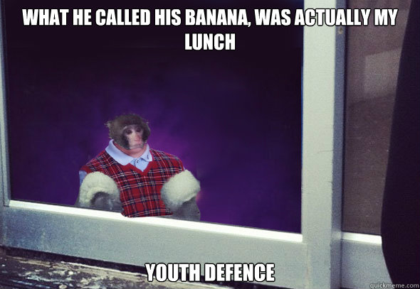 What he called his banana, was actually my lunch Youth Defence  Ikea Monkey