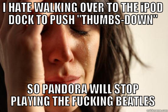 I HATE WALKING OVER TO THE IPOD DOCK TO PUSH 